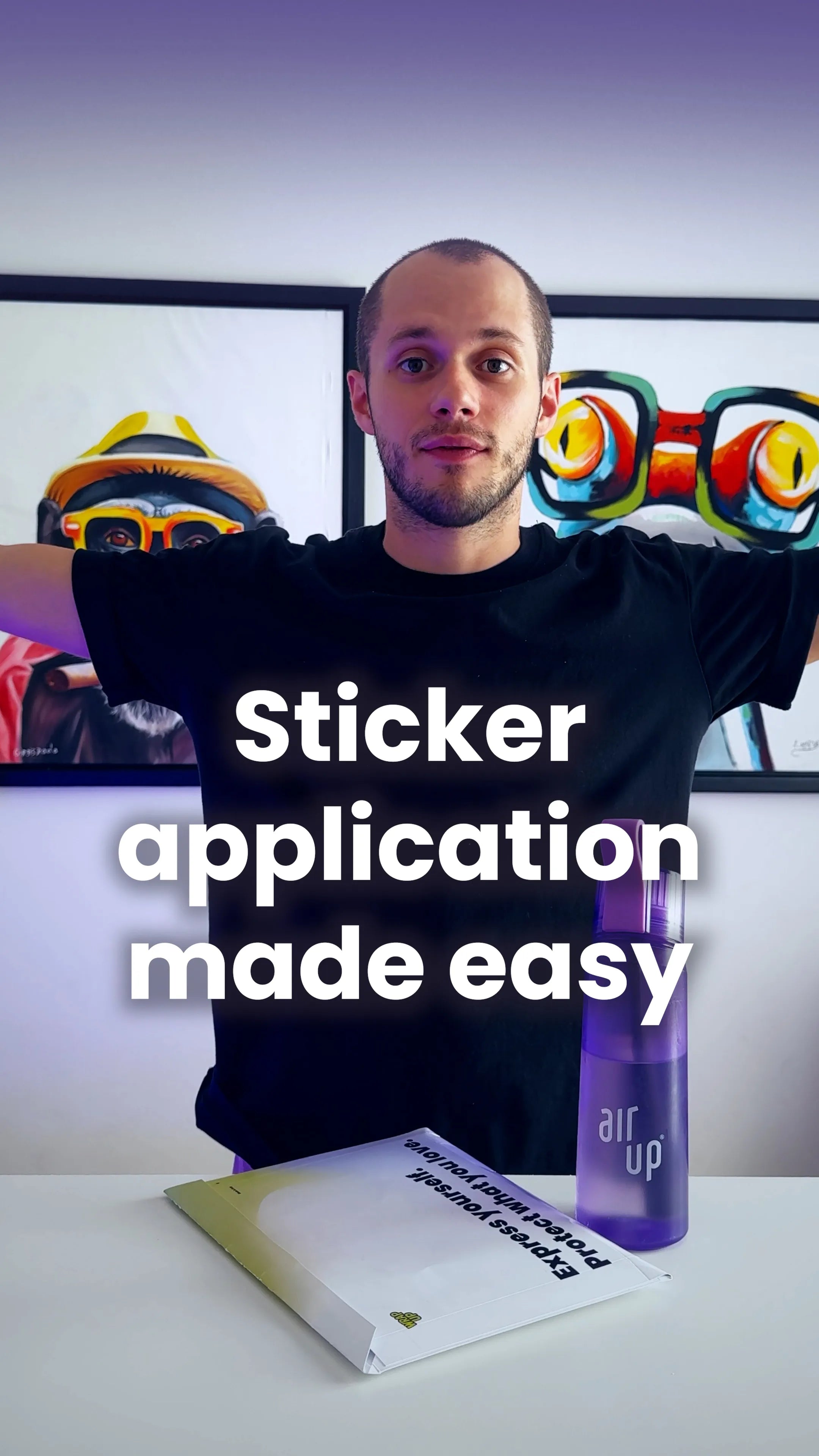 Carica il video: Tutorial su come applicare un adesivo compatibile con le borracce AirUP